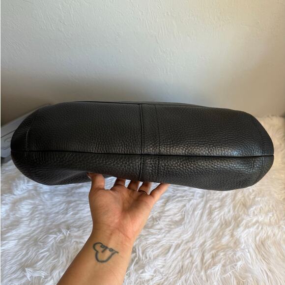 y2k COACH Ergo 11613 Black Pebbled Leather Hobo Shoulder Bag Handbag - Picture 8 of 13